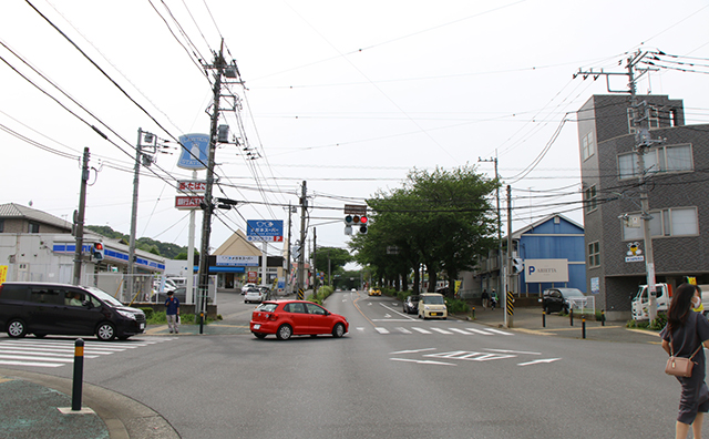 秦野赤十字病院の信号
