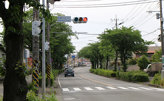 出雲大社入口の信号